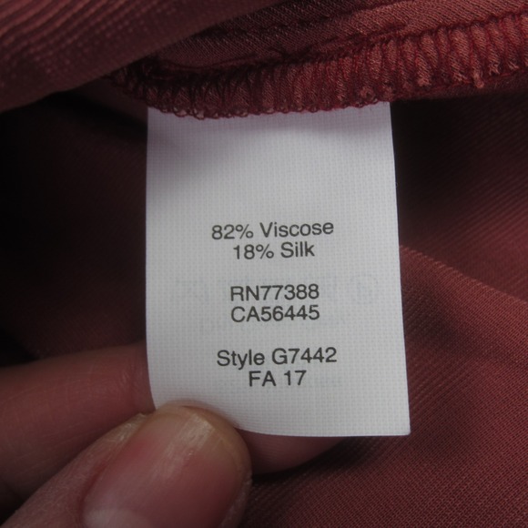 Madewell Tank Womens Small Rust Red Velvet Ruffle Cold Shoulder Spaghetti Top - Picture 12 of 13